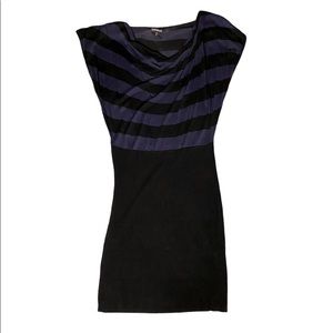 Express Black and Blue Dress. Size Medium.